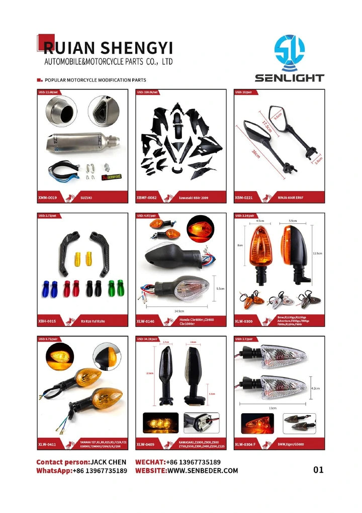 Mexico Motorcycle Parts catalog cover