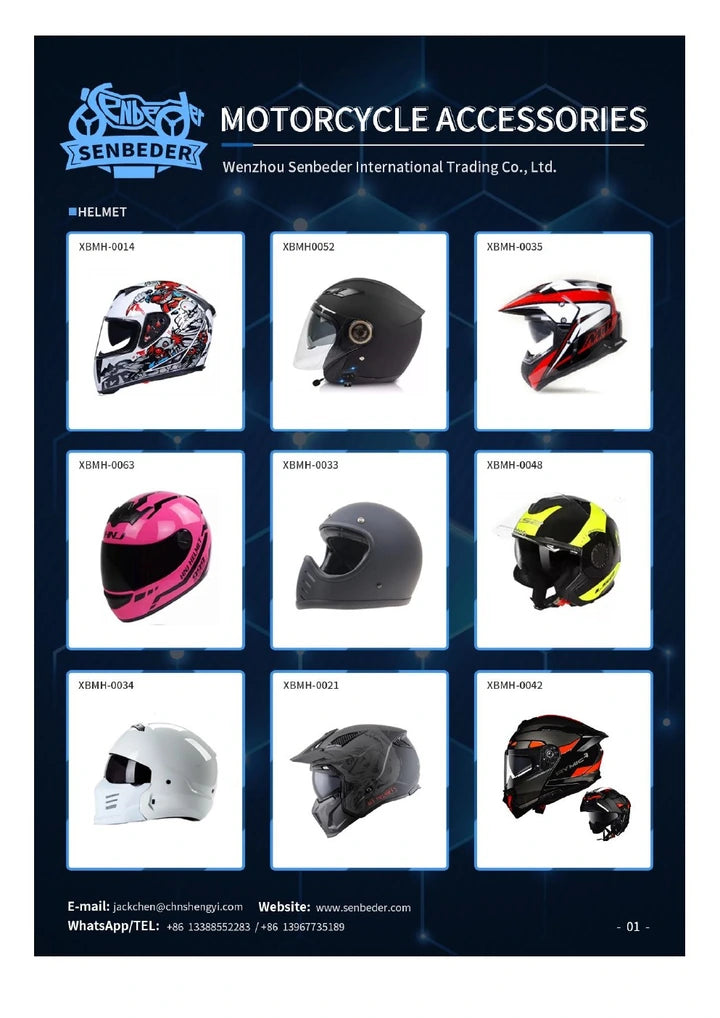 Motorcycle Helmets catalog cover