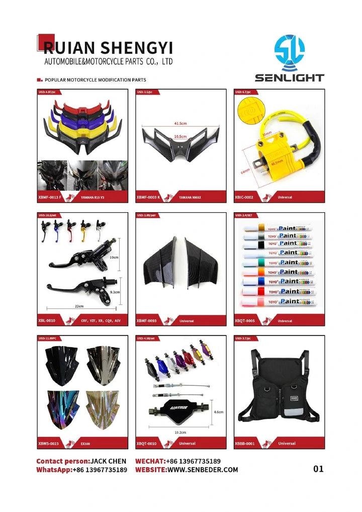 Nicaragua Motorcycle Parts catalog cover