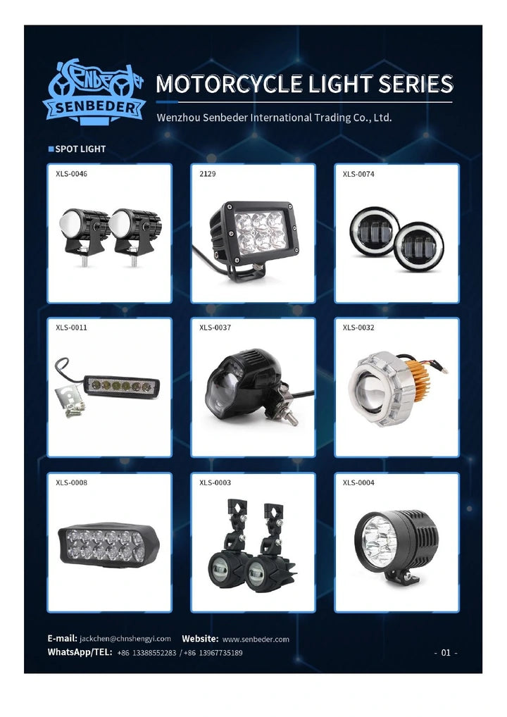 Motorcycle Spotlights & Bulbs catalog cover