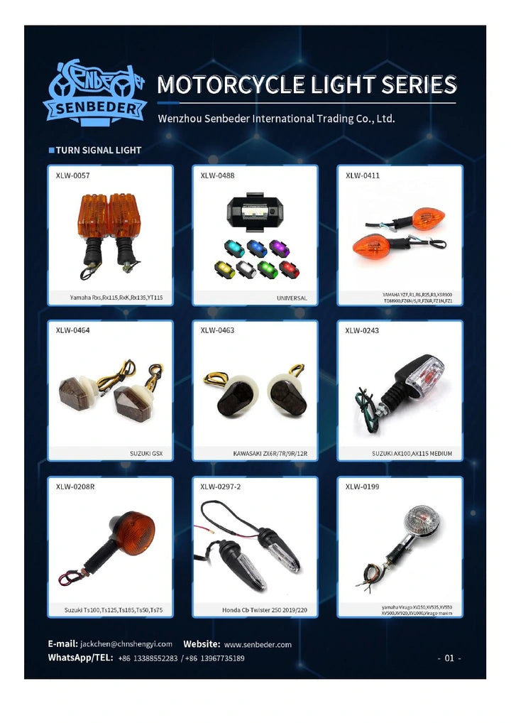 Motorcycle Turn Signal Lights catalog cover