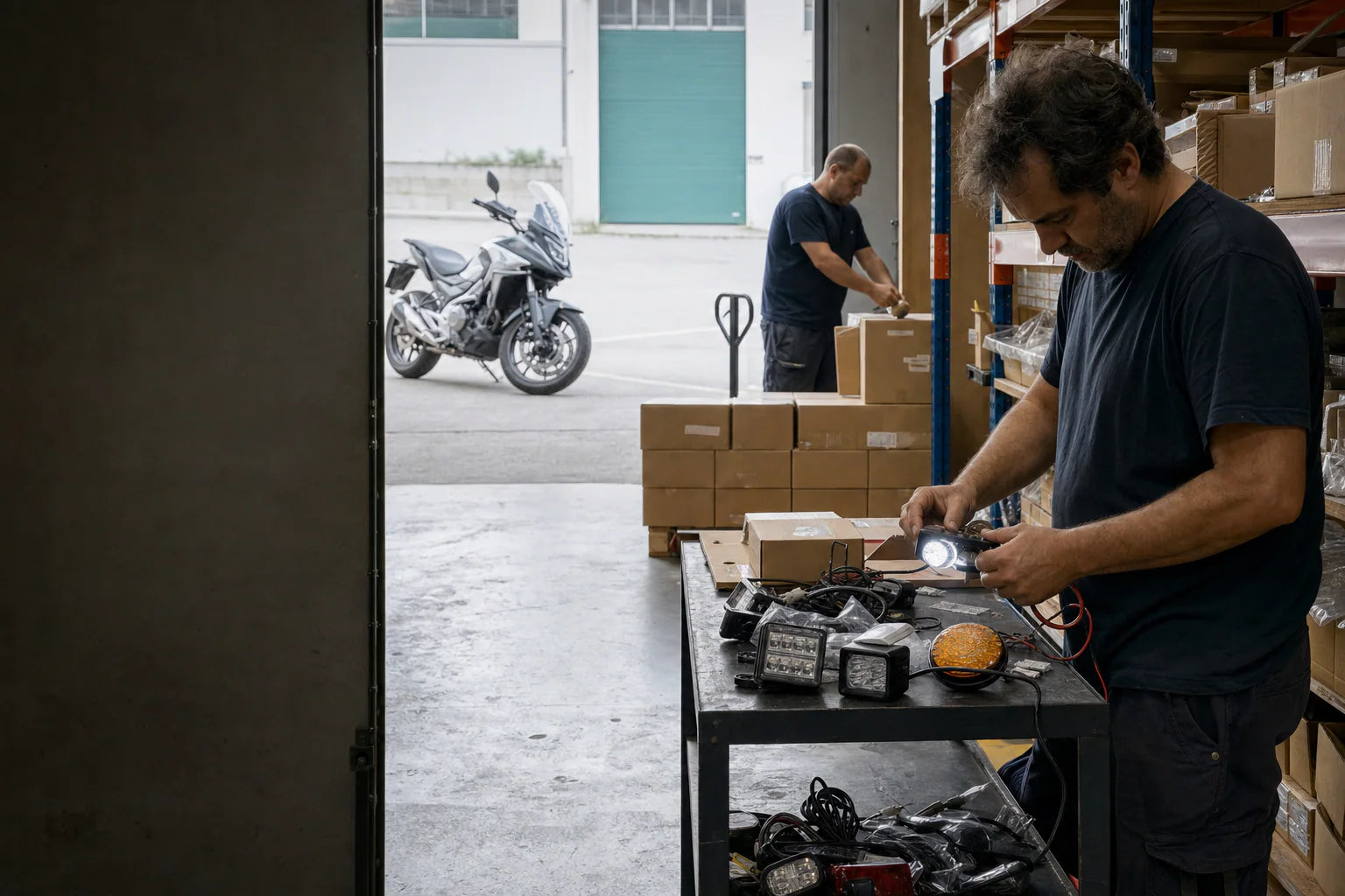 European motorcycle parts catalog selection for a wholesale distributor