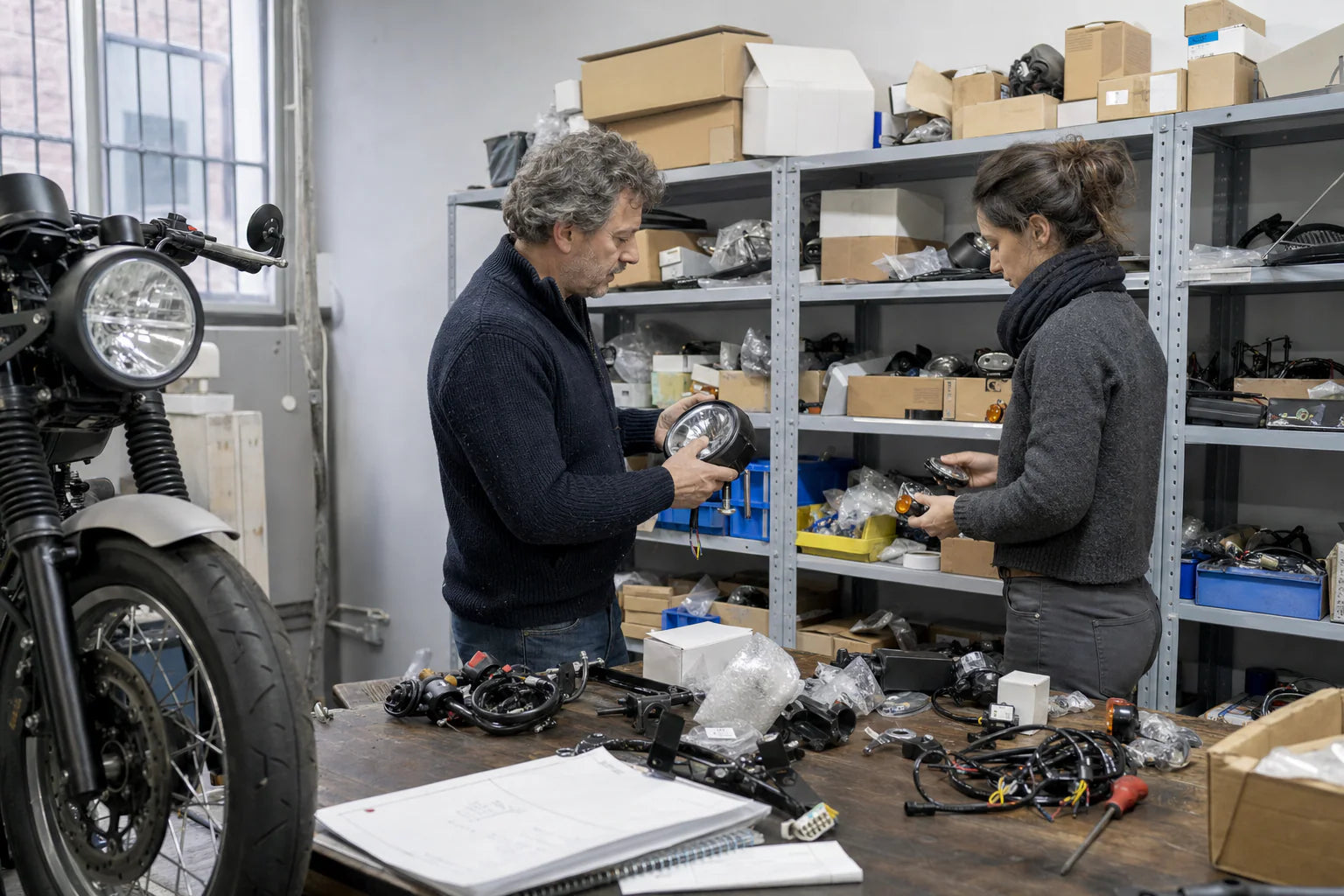 European motorcycle parts distributor reviewing adventure touring accessories