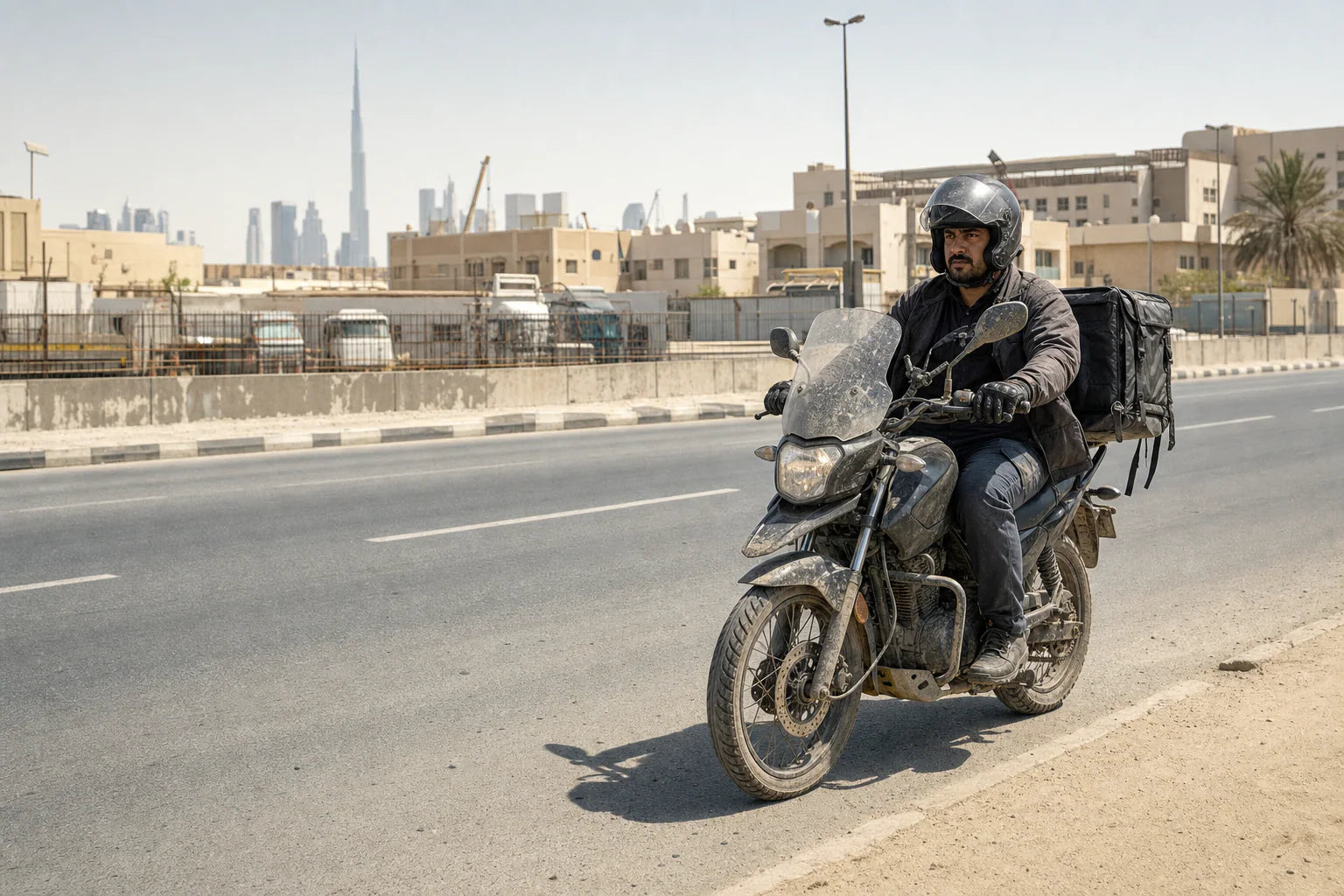 Middle East motorcycle parts for a local rider in Dubai
