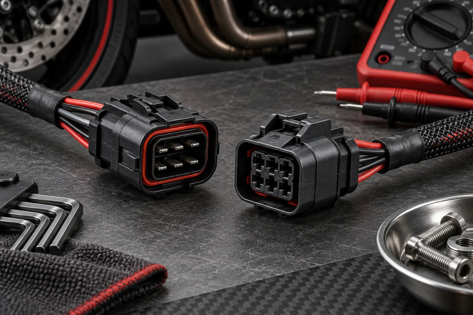 Connector and wiring review; illustrative concept