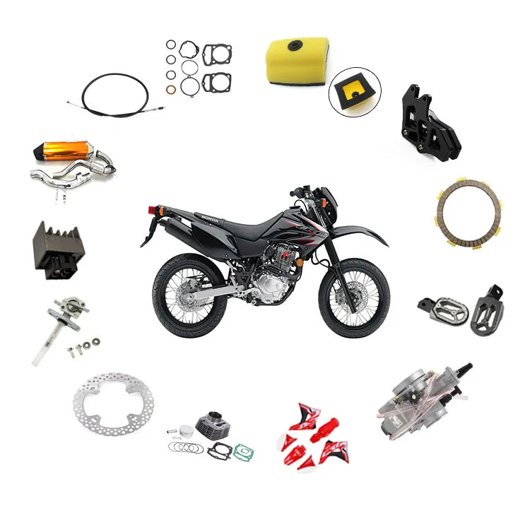 Honda CRF230 with motorcycle parts