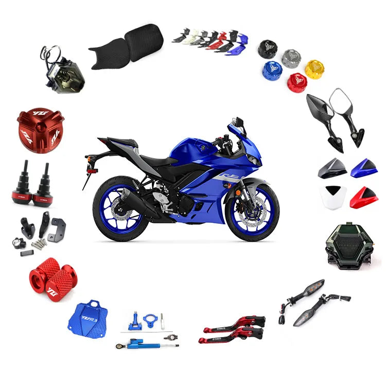 Yamaha R3 motorcycle and parts