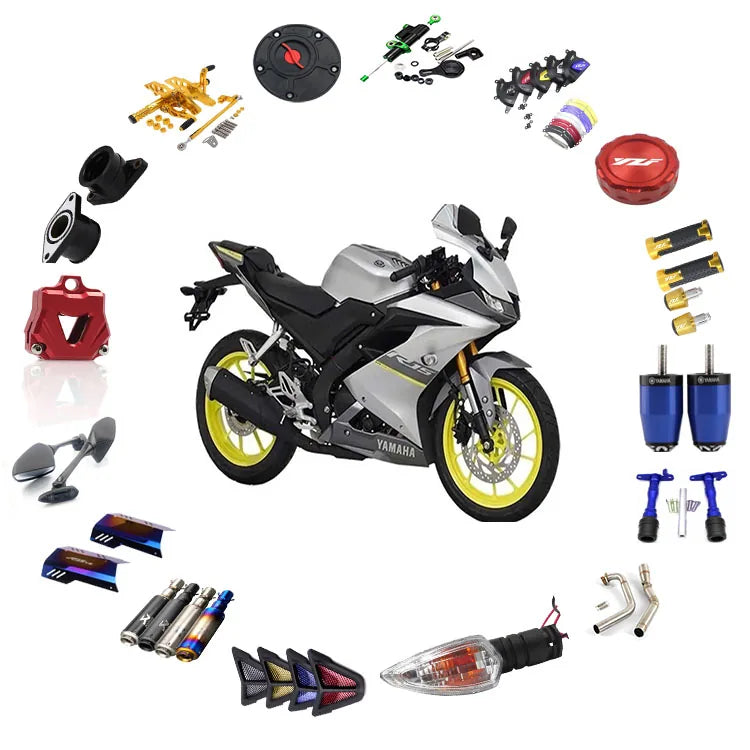 Yamaha R15 motorcycle and parts