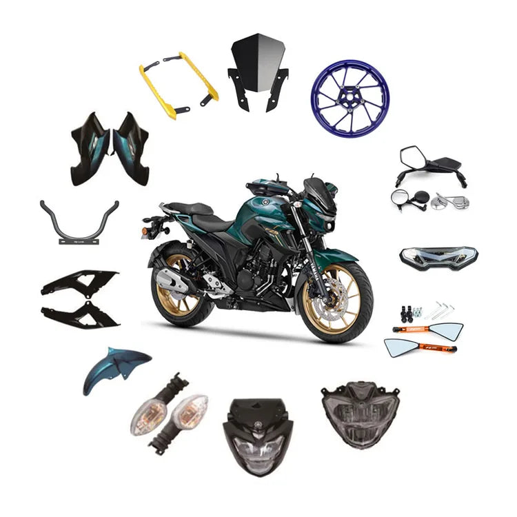 Yamaha FZ25 motorcycle and parts